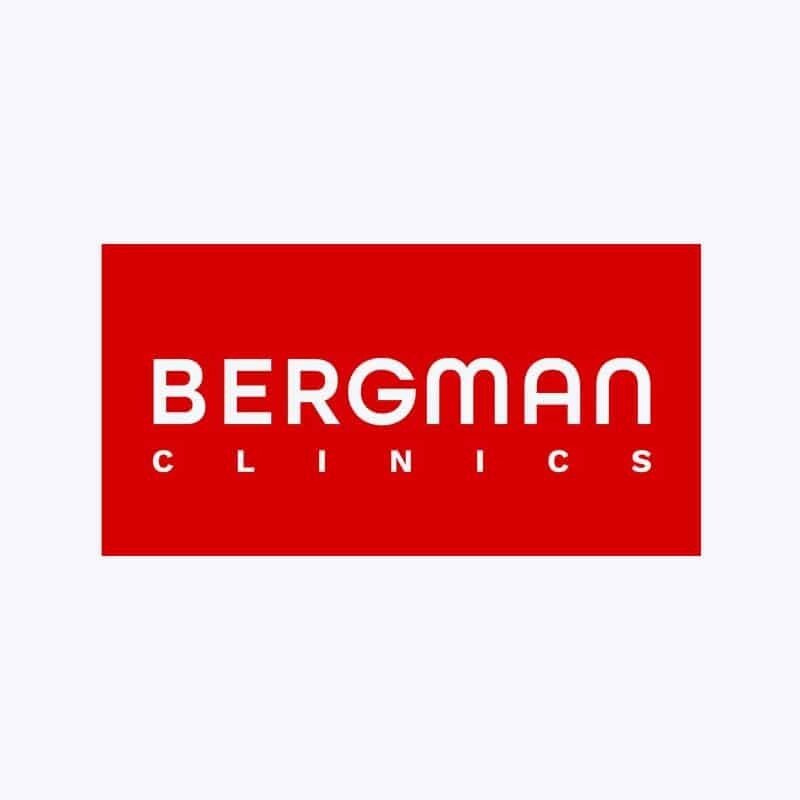 Logo Bergman Clinics, klant van Pingwin